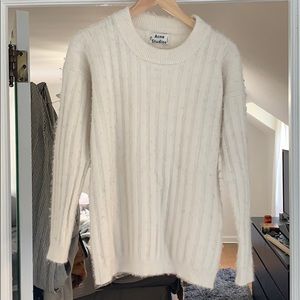 Acne Studios White Sweater - Large